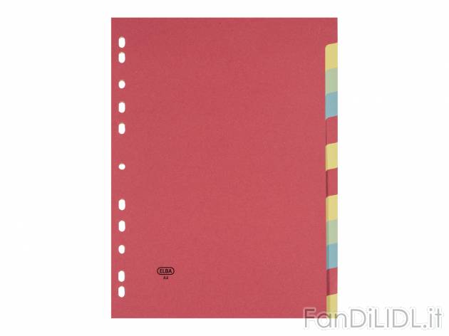 Separatori A4 , prezzo 1.49 &#8364;