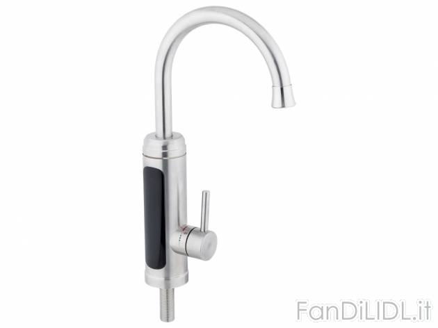 Rubinetto elettrico Easymaxx, prezzo 39.99 € 
- Acqua subito calda utilizzando ...