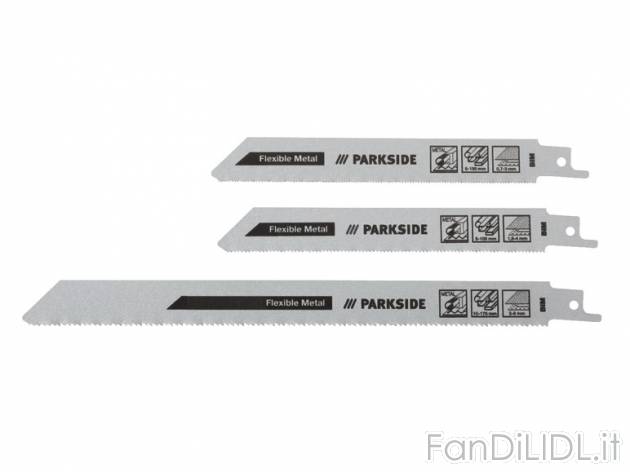 Lame per seghetto elettrico, 3 pezzi Parkside, prezzo 3,99 &#8364; per Alla ...
