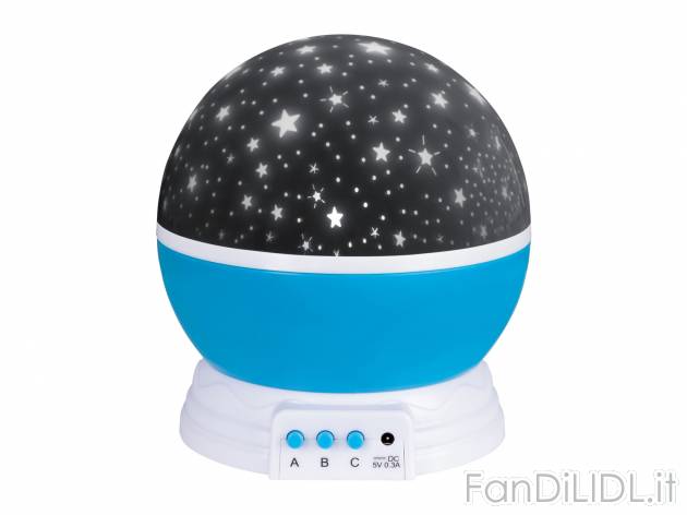 Proiettore di stelle per bambini Livarno, prezzo 7.99 &#8364;  

Caratteristiche
