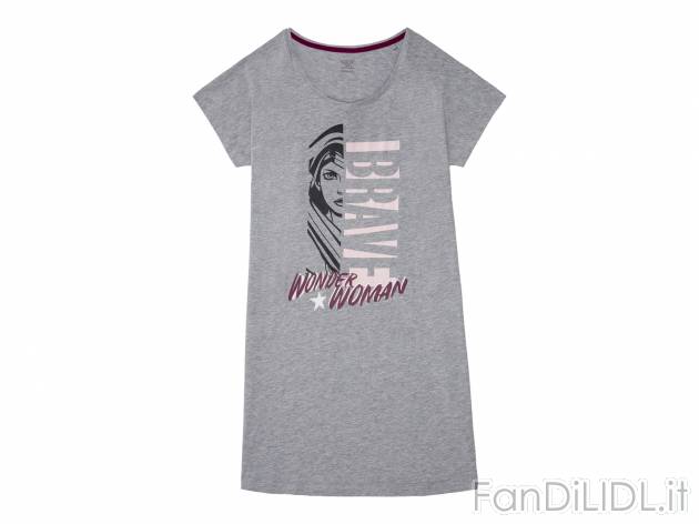 Maxi t-shirt da donna Wonder Woman, Pantera Rosa, Snoopy Oeko-tex, prezzo 5.99 &#8364; ...