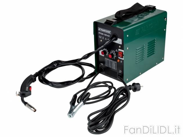 Saldatrice elettrica a filo Parkside, prezzo 99.00 &#8364; 
- Funzionamento ...