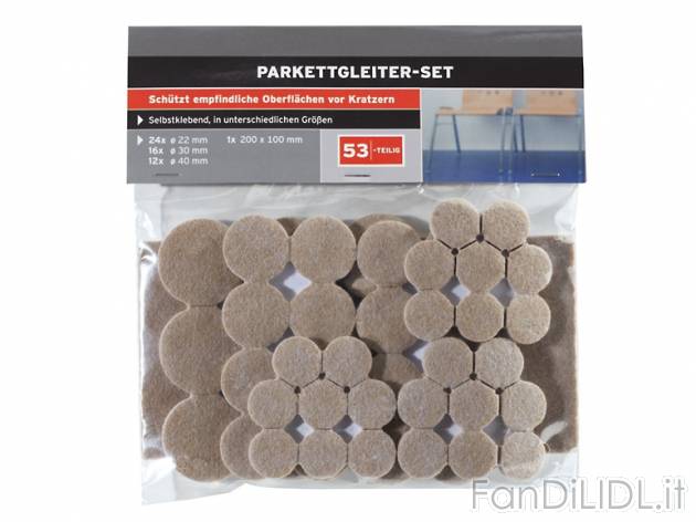 Set feltrini o pad protettivi , prezzo 1,49 &#8364; per Alla confezione 
- ...