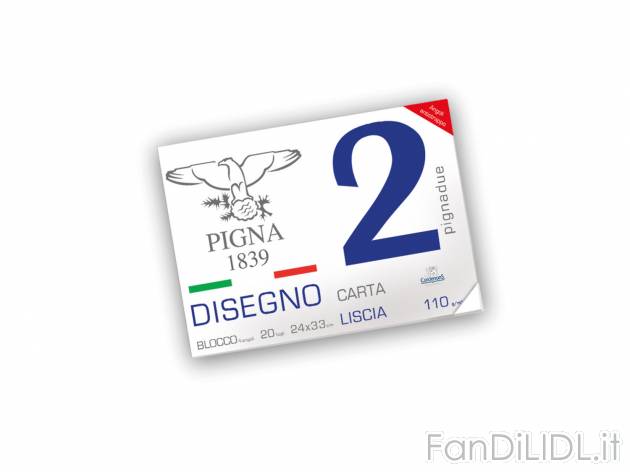 Blocco carta liscia Pigna, prezzo 2.29 &#8364;  

Caratteristiche