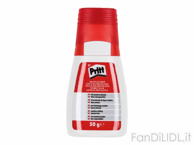 Colla o correttore Pritt, prezzo 2.49 &#8364;  

Caratteristiche