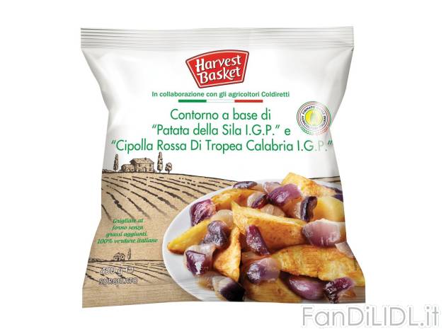 Contorno , prezzo 1.99 EUR 
Contorno 
- A base di “Patata della Sila I.G.P.” ...