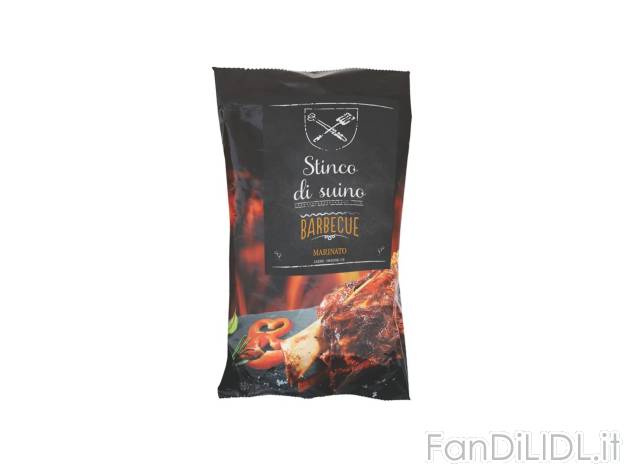 Stinco di Suino marinato al gusto BBQ , prezzo 4.99 EUR