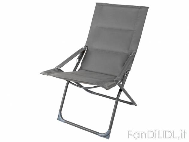 Sedia sdraio imbottita pieghevole Livarno, prezzo 24.99 &#8364; 
- Regolabile ...