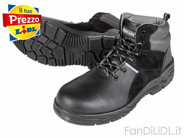 Scarpe antinfortunistiche da uomo Parkside, prezzo 19.99 &#8364; 
Misure: 41-46 ...