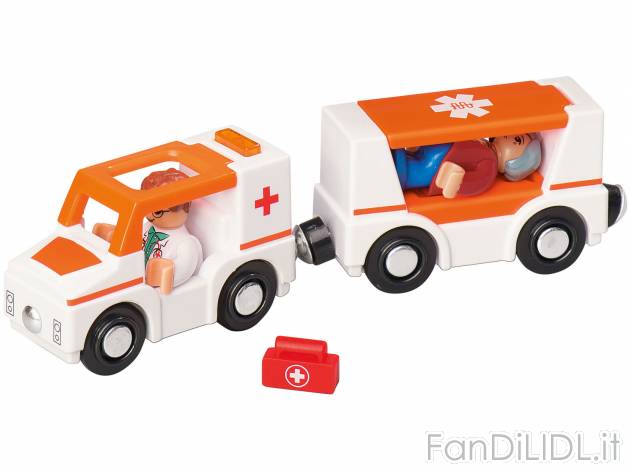 Set veicoli di emergenza per gioco pista in legno , prezzo 9.99 &#8364; per ...