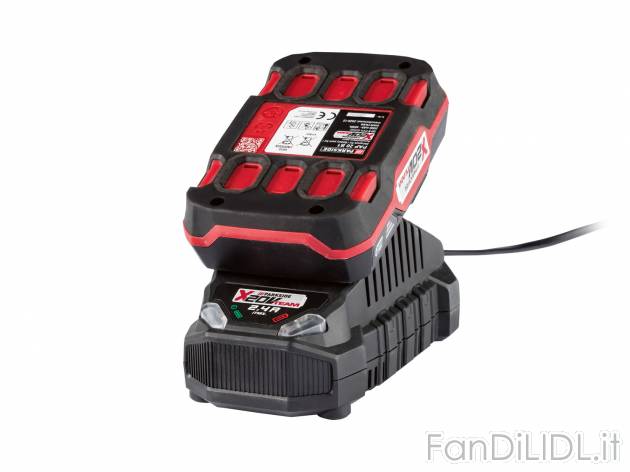 Batteria 2 Ah con caricabatterie Parkside, prezzo 19.99 € 
- Con indicatore dello ...
