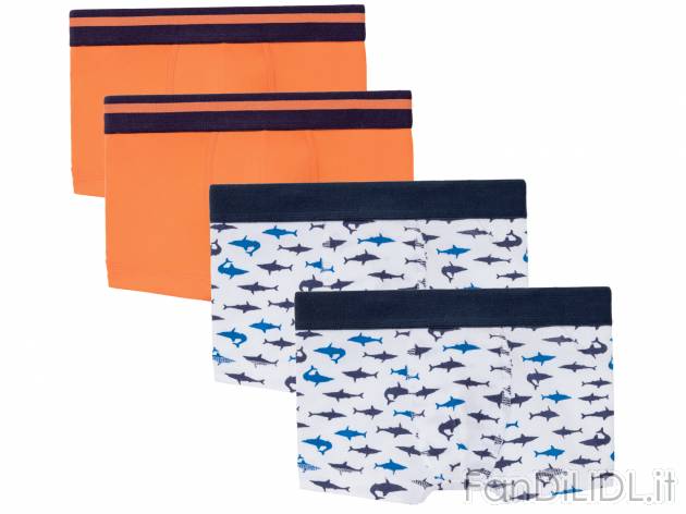 Boxer da bambino, 4 pezzi o slip, 6 pezzi Lupilu, prezzo 5.99 € 
Misure: 1-6 ...