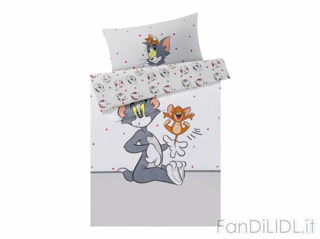 Parure copripiumino singolo Tom and Jerry , prezzo 12.99 € 
- 50 x 80 cm, 155 ...