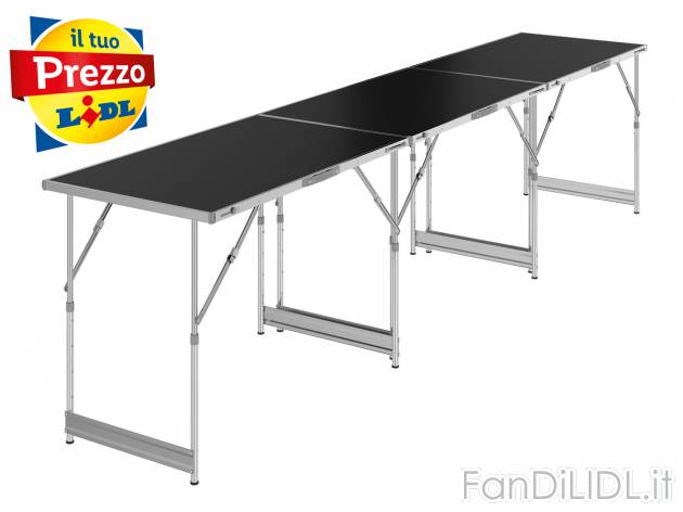 Set tavolo multifunzione Parkside, prezzo 49.00 € 
- 3 elementi con maniglia ...