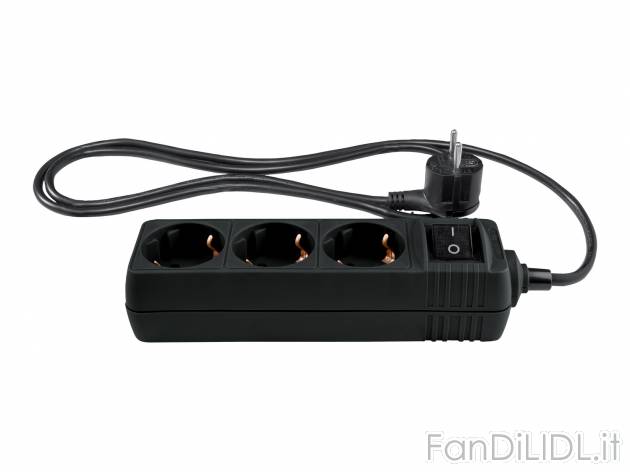 Presa multipla con interruttore Silvercrest, prezzo 3.49 &#8364; 
1,5 m 
- Con ...