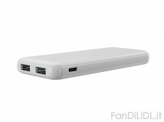 Powerbank 5000 mAh Tronic, prezzo 8.99 € 
- Con tecnologia Smart Fast Charge
- ...