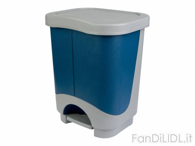 Cestino della spazzatura doppio Livarno, prezzo 9.99 &#8364; 
2x 10,5 L 
- 100% ...