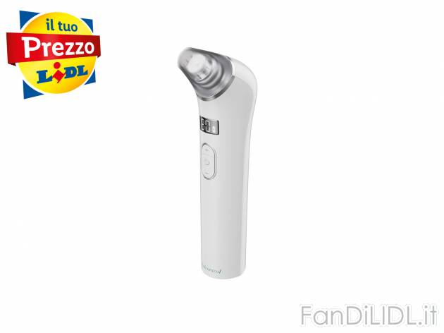 Dispositivo per la pulizia dei pori Sanitas, prezzo 12.99 € 
- 5 livelli di intensità
In ...