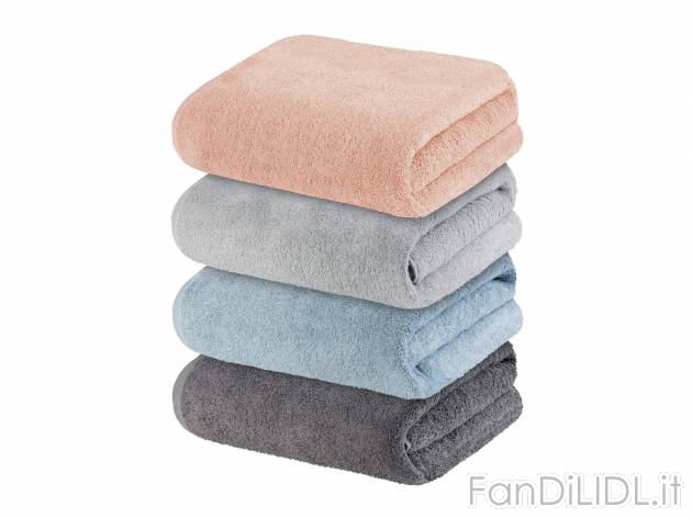 Telo bagno Livarno, prezzo 9.99 &#8364; 
100 x 150 cm
Caratteristiche

- Oeko-Tex-green ...