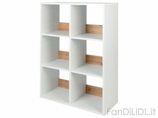 Scaffale con 6 ripiani Livarno, prezzo 34.99 € 
- Pannelli reversibili in bianco ...