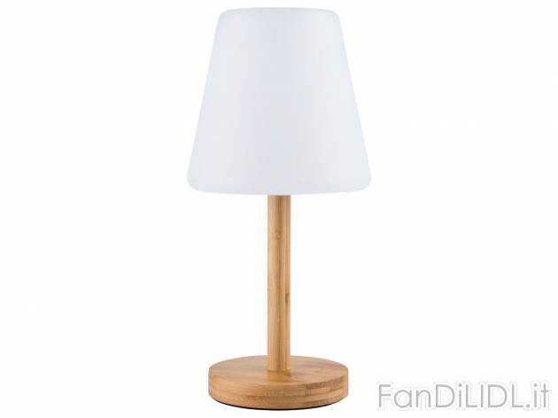 Lampada da tavolo per ambienti esterni Livarno, prezzo 17.99 &#8364; 
- Senza ...
