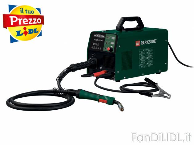 Saldatrice multiprocesso Parkside PMSG 200 A1, prezzo 179.00 € 
- 4 processi ...