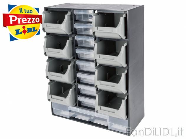 Box portaminuteria Parkside, prezzo 9.99 &#8364; 
- Con 17 o 33 cassetti
- 305 ...