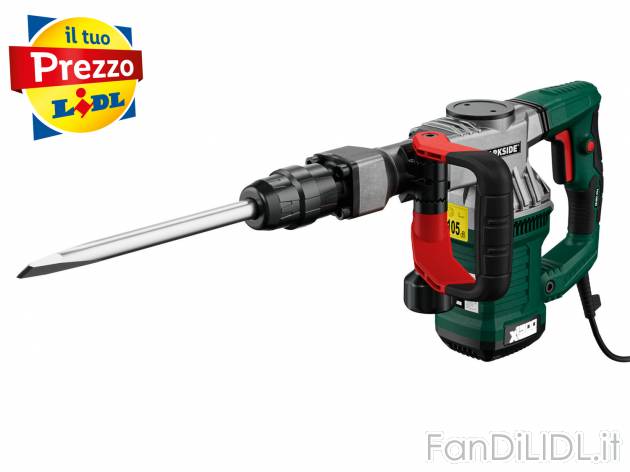 Martello demolitore Parkside, prezzo 69.00 &#8364; 
- Inserimento degli utensili ...