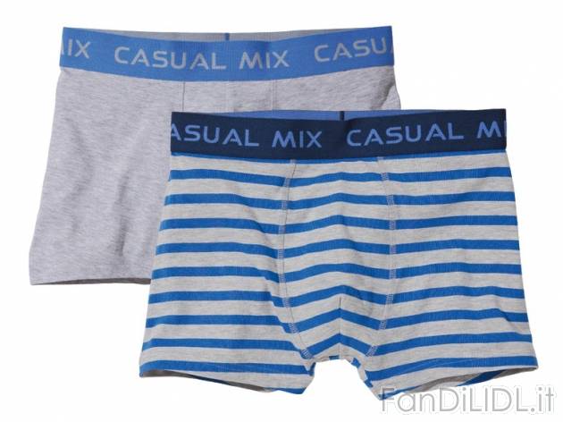 Boxer da uomo, 2 pezzi Livergy, prezzo 5,99 &#8364; per Alla confezione 
- Misure: ...