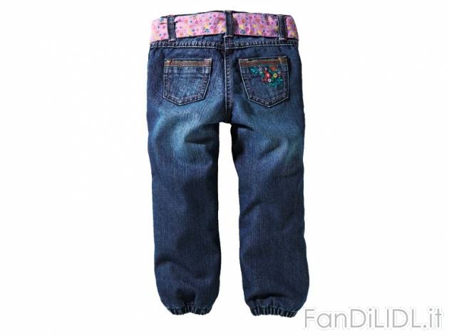 Jeans da bambina Lupilu, prezzo 7,99 &#8364; per Alla confezione 
- Misure: ...