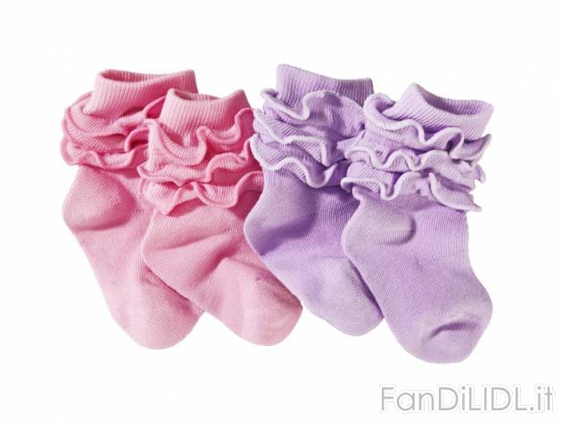 Calze da bambina, 2 paia Lupilu, prezzo 1,99 &#8364; per Alla confezione 
- ...
