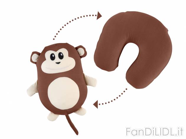 Cuscino o peluche da viaggio 2 in 1 per bambini , prezzo 7.99 &#8364; per Alla ...