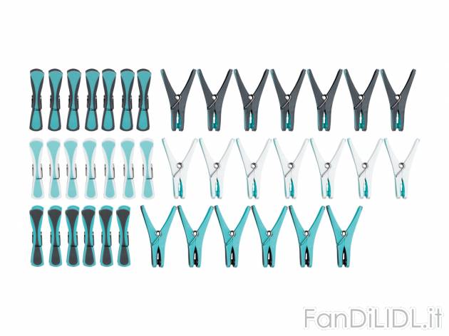 Set mollette AquaPur, prezzo 2.99 &#8364;  
20 pezzi
Caratteristiche