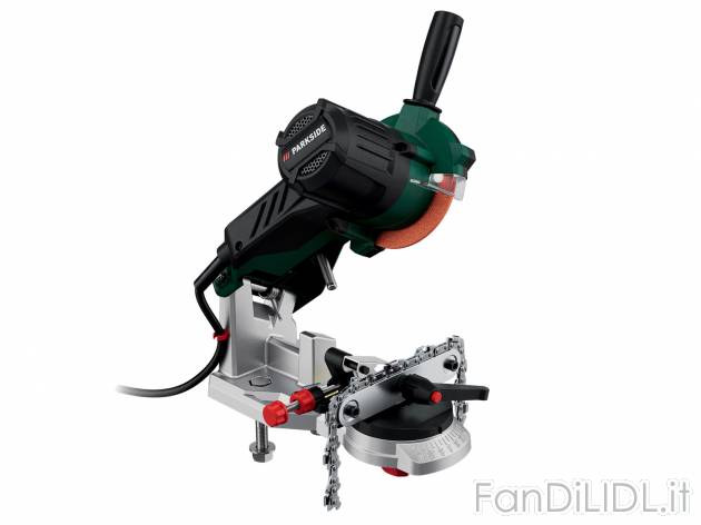 Affilacatene elettrico Parkside, prezzo 24.99 &#8364; 
- Per motoseghe con elementi ...