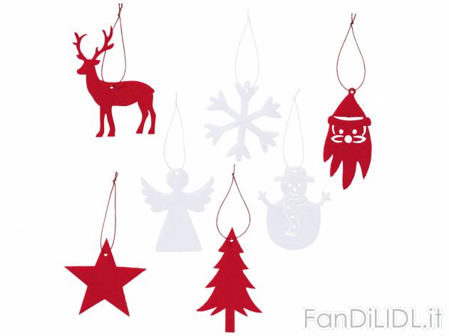 Decorazioni natalizie da appendere , prezzo 1.49 &#8364; per Alla confezione ...
