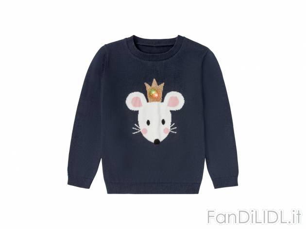 Pullover da bambina Lupilu, prezzo 8.99 &#8364; 
Misure: 1-6 anni 
- Puro cotone
- ...