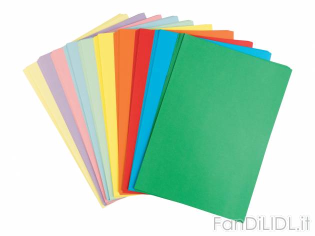Carta colorata A4 United Office, prezzo 2.99 &#8364; 
200 fogli 
- In 10 diversi ...
