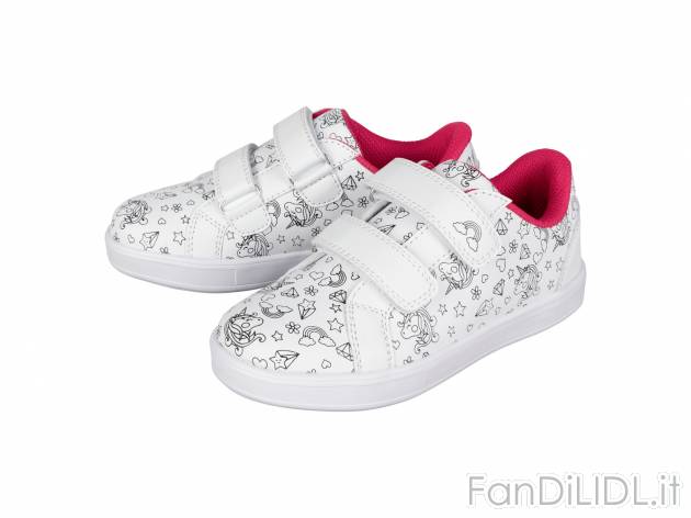 Scarpe da colorare per bambini Lupilu, prezzo 9.99 &#8364; 
Misure: 24-31
Taglie ...