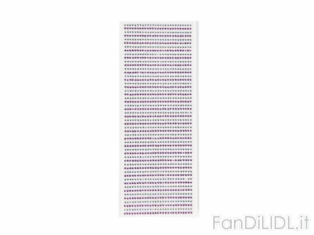Adesivi strass in 3D , prezzo 1.49 &#8364; per Alla confezione 
- A scelta ...