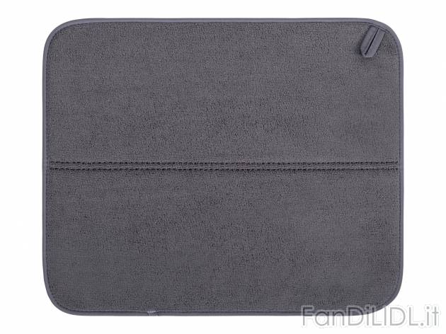 Tappetino scolapiatti Livarno, prezzo 2.99 € 
- 44 x 36 cm
Prodotto sostenibile ...