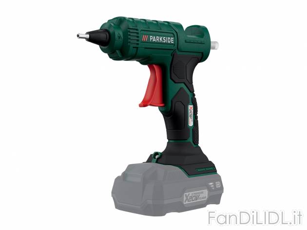 Pistola per colla a caldo ricaricabile Parkside, prezzo 14.99 € 
Attrezzo compatibile ...