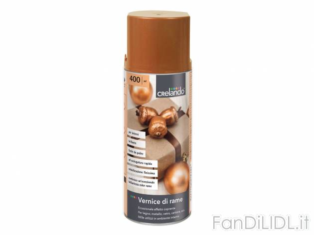 Vernice per decorazioni 400 ml , prezzo 4.99 &#8364; per Alla confezione 
- ...