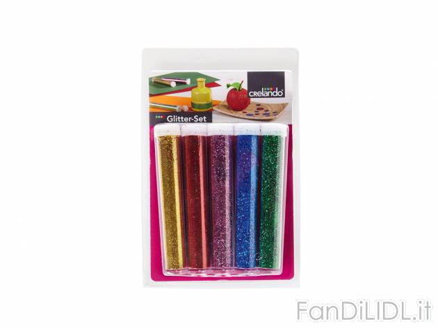 Set bricolage con glitter , prezzo 3.99 &#8364; per Al set 
- A scelta fra ...