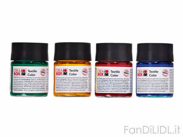 Colori o spray per tessuto , prezzo 7.99 &#8364; per Alla confezione 
- A scelta ...