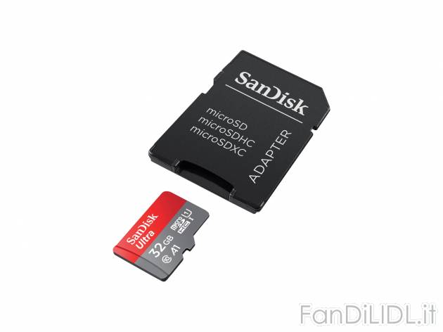 Scheda di memoria microSD o pendrive SanDisk , prezzo 8.99 €  
32 GB