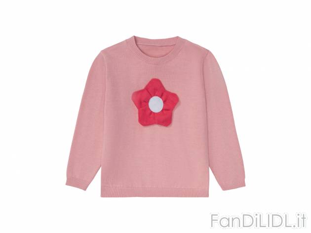 Pullover da bambina Lupilu, prezzo 8.99 € 
Misure: 1-6 anni 
- Puro cotone
Prodotto ...