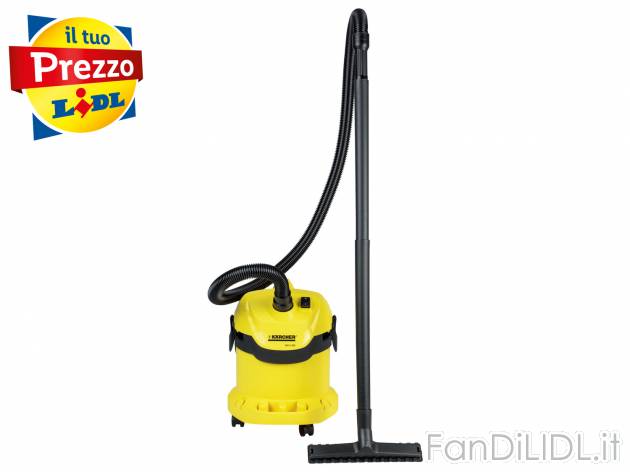 Aspirapolvere-liquidi Karcher WD 2 200, prezzo 55.00 € 
- Capacità: 12 L
- ...