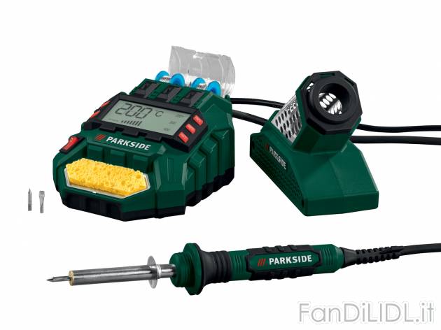 Stazione digitale di saldatura Parkside, prezzo 19.99 € 
- Temperatura regolabile ...