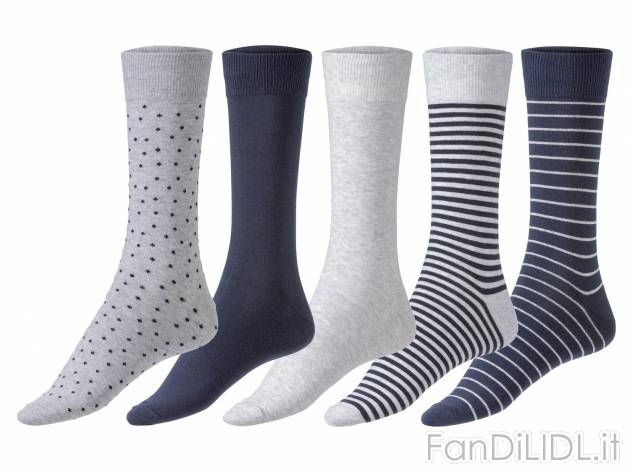 Calze da uomo Livergy, prezzo 4.99 &#8364; 
5 paia - Misure: 39-46
Taglie disponibili

Caratteristiche

- ...