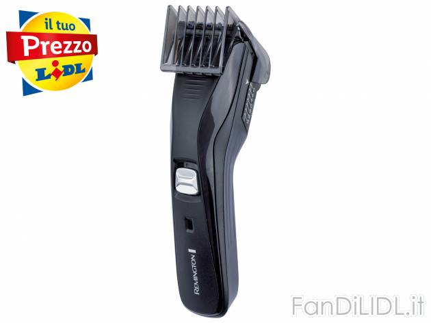 Tagliacapelli Remington, prezzo 14.99 &#8364; 
- Funzionamento a rete o ricaricabile
- ...